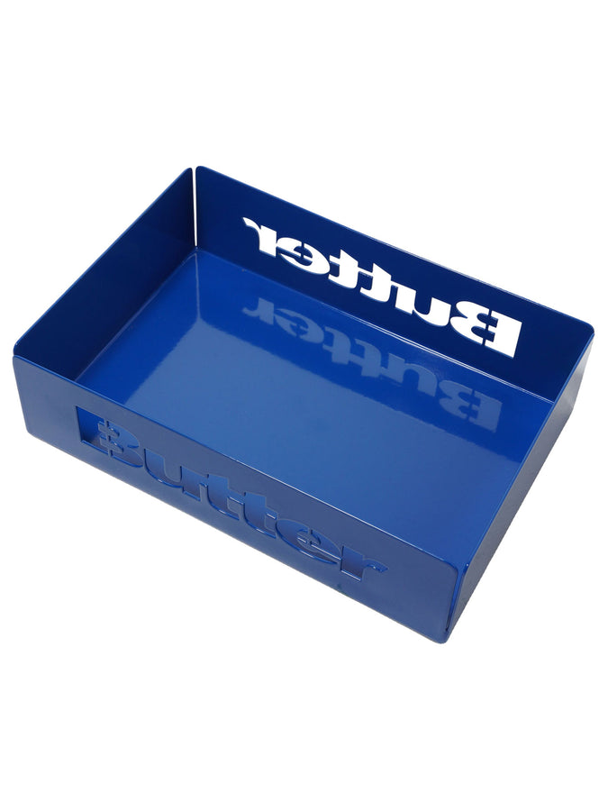 Butter Goods Stencil Logo Metal Tray | BLUE