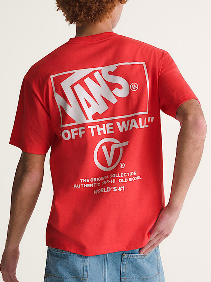 Vans Stacked Hi T-Shirt Spring 2026 | CRIMSON HAZE (FO9)
