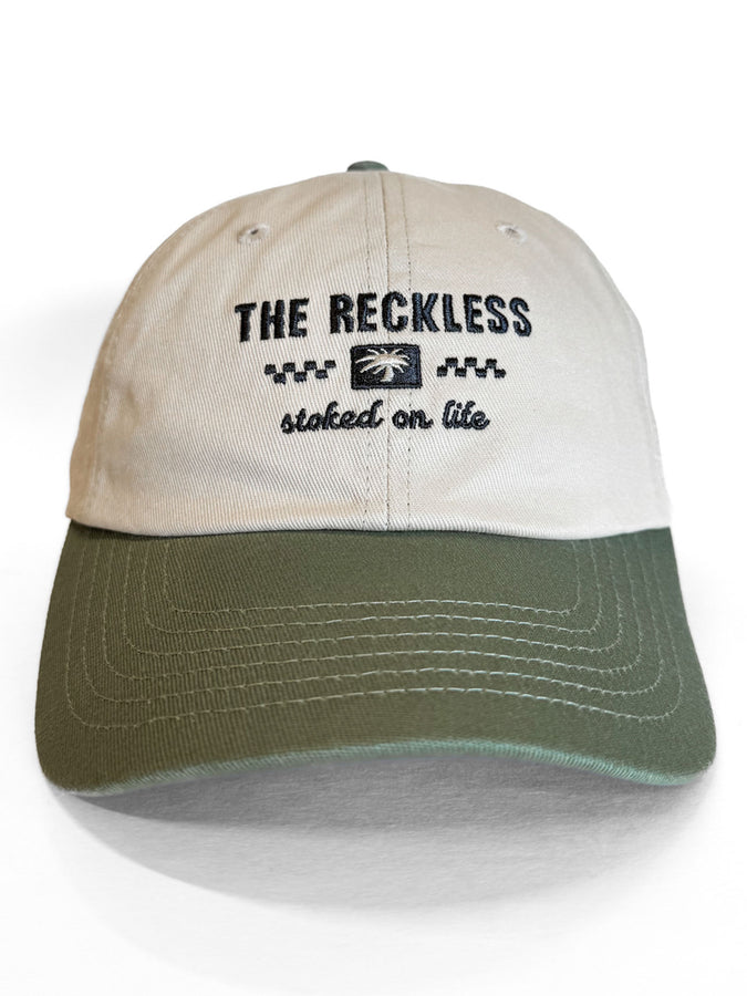 Notice The Reckless Stoked On Life Hat | GREEN/SAND