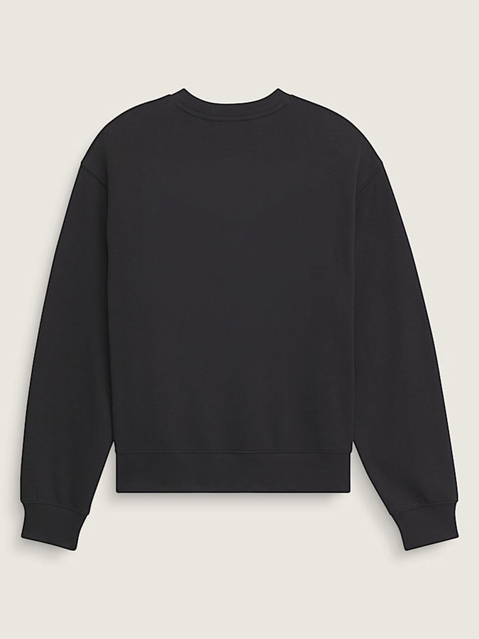 Vans Stretch Logo Crewneck Sweatshirt Spring 2026 | BLACK/WHITE (Y28)