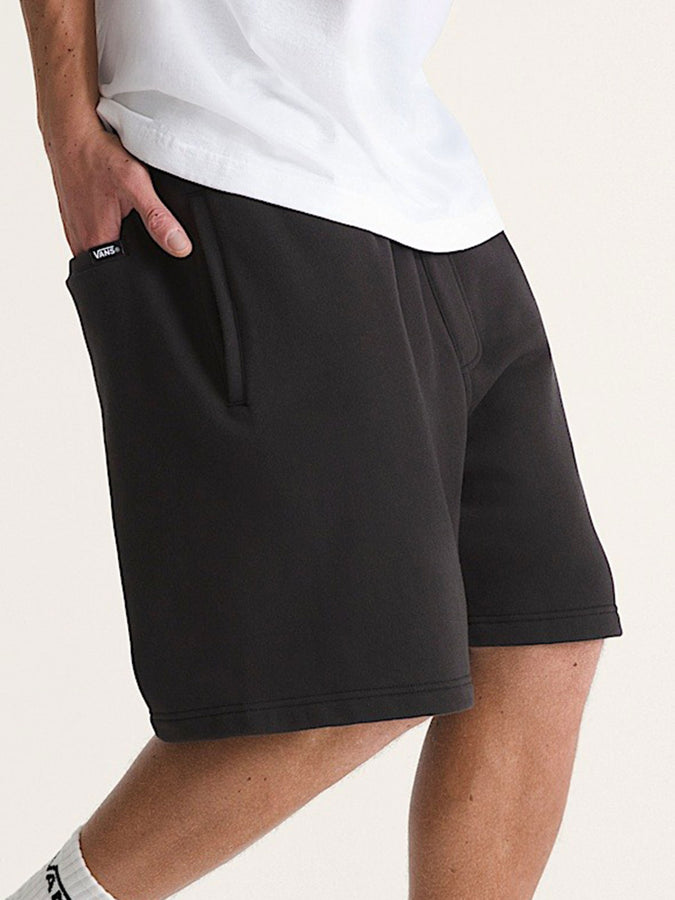 Vans Stretch Logo Fleece Shorts Spring 2026 | BLACK (BLK)