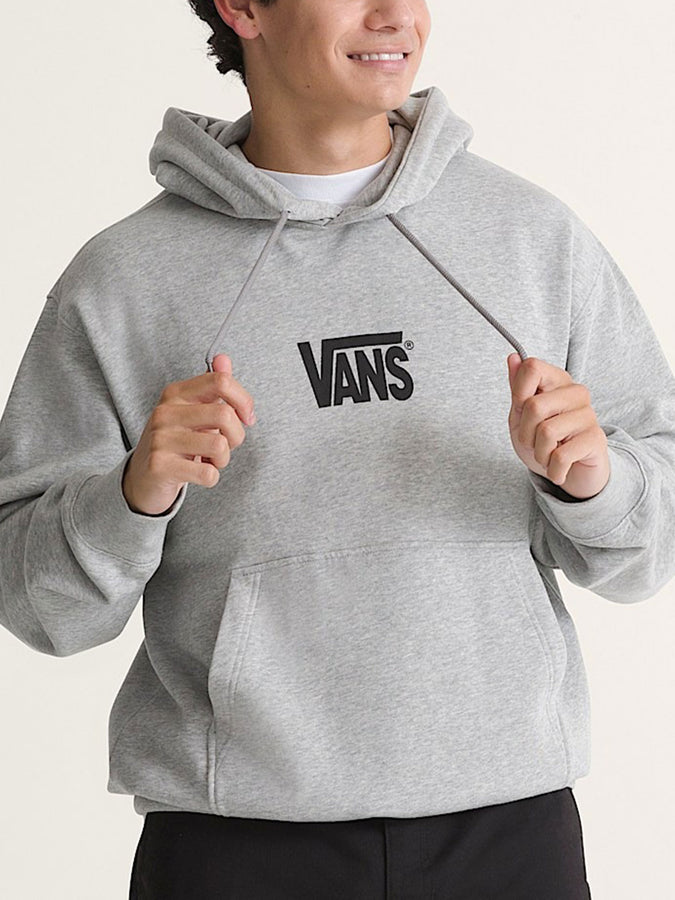 Vans Stretch Logo Hoodie Spring 2026 | CEMENT HEATHER (02F)