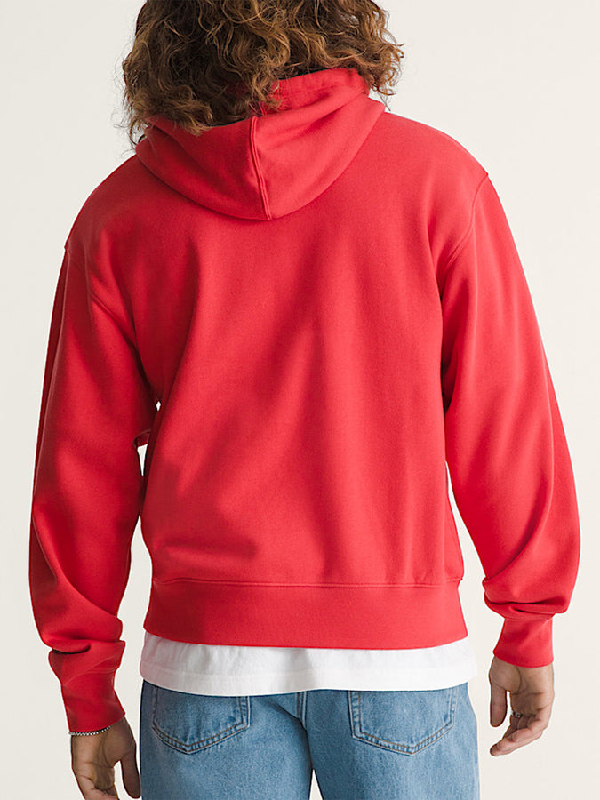 Vans Stretch Logo Hoodie Spring 2026 | CRIMSON HAZE (FO9)