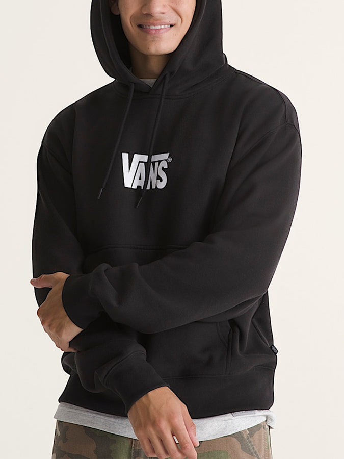 Vans Stretch Logo Hoodie Spring 2026 | BLACK/WHITE (Y28)