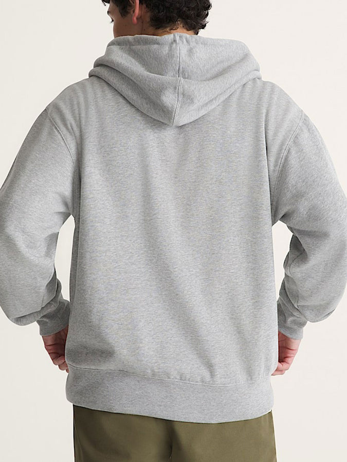 Vans Stretch Logo Zip Hoodie Spring 2026 | CEMENT HEATHER (02F)