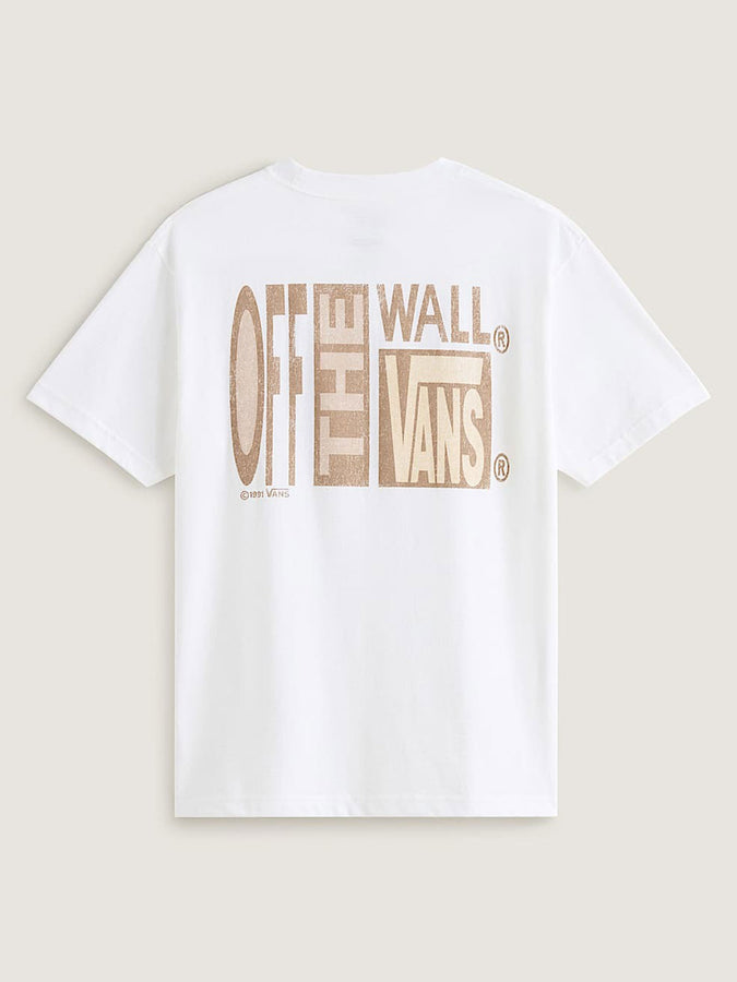 Vans Stretch Stack Crackle T-Shirt Spring 2026 | WHITE (WHT)