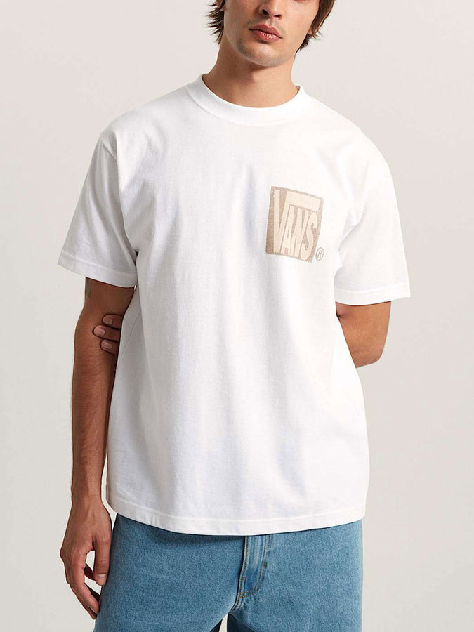 Vans Stretch Stack Crackle T-Shirt Spring 2026 | WHITE (WHT)