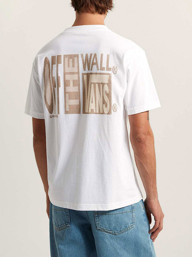 Vans Stretch Stack Crackle T-Shirt Spring 2026 | WHITE (WHT)