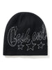 Cash Only Strip Skull Beanie