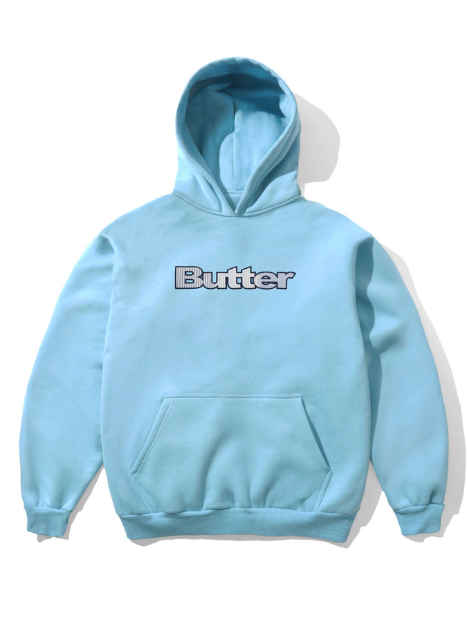 Butter Goods Stripe Logo Applique Hoodie Summer 2026 | SKY