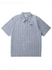Grand Striped Polin Short Sleeve Buttondown Shirt Spring 2025
