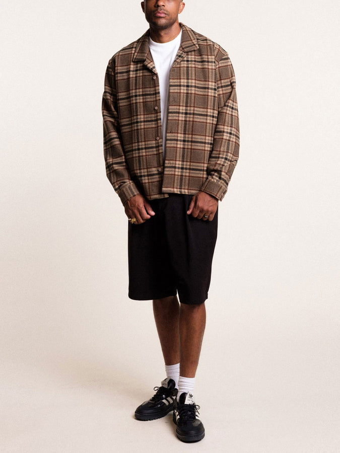 Students Lacadia Cabana Long Sleeve Buttondown Shirt Fall 2026 | BROWN