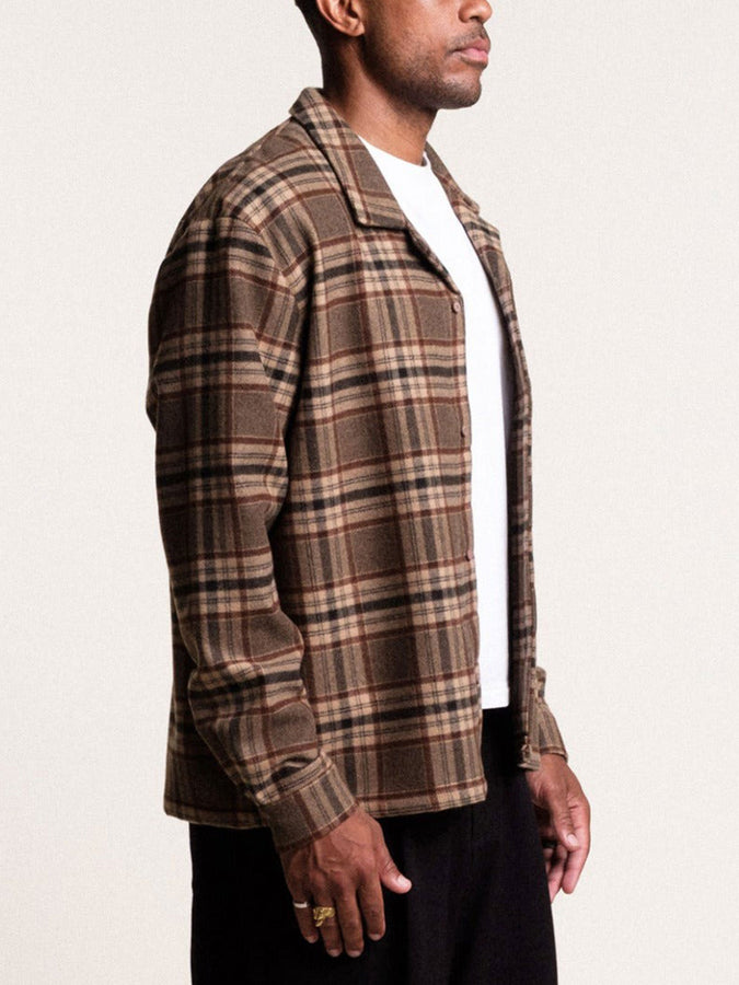 Students Lacadia Cabana Long Sleeve Buttondown Shirt Fall 2026 | BROWN