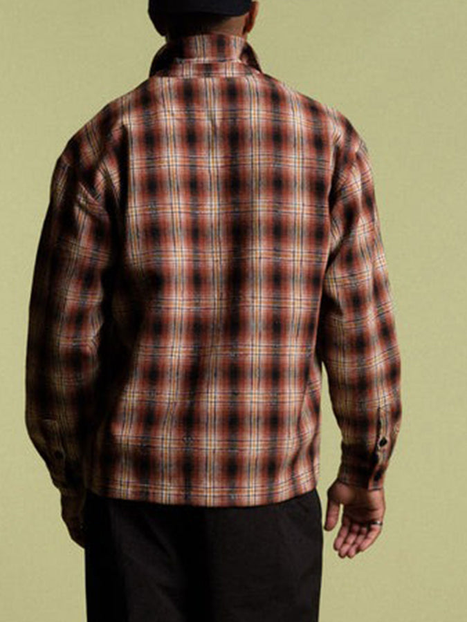 Students Viejo Flannel Long Sleeve Buttondown Shirt Fall 2026 | BROWN