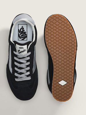 Vans Super Lowpro Suede Black/Silver Shoes Holiday 2025 | EMPIRE