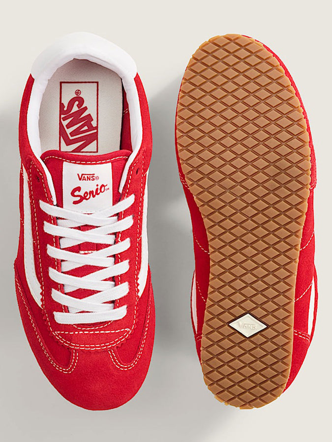 Vans Super Lowpro Racing Red Shoes Fall 2025 | RACING RED (IZQ)