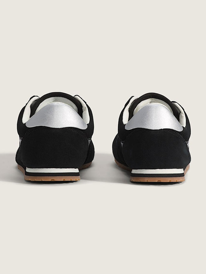 Vans Super Lowpro Suede Black/Silver Shoes Holiday 2025 | SUEDE BLACK/SILVER (YG4)