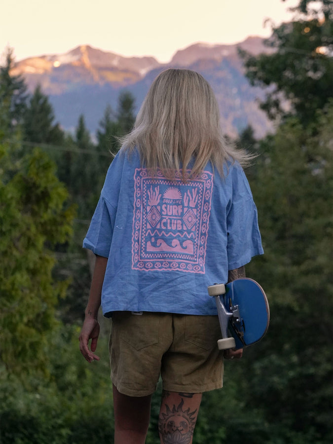 Notice The Reckless Surf Club Buttondown Shirt Summer 2026 | SKY BLUE