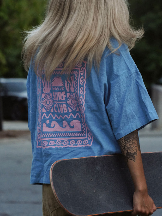 Notice The Reckless Surf Club Buttondown Shirt Summer 2026 | SKY BLUE