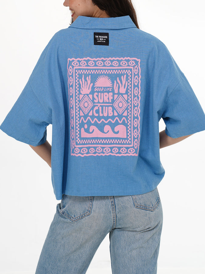 Notice The Reckless Surf Club Buttondown Shirt Summer 2026 | SKY BLUE