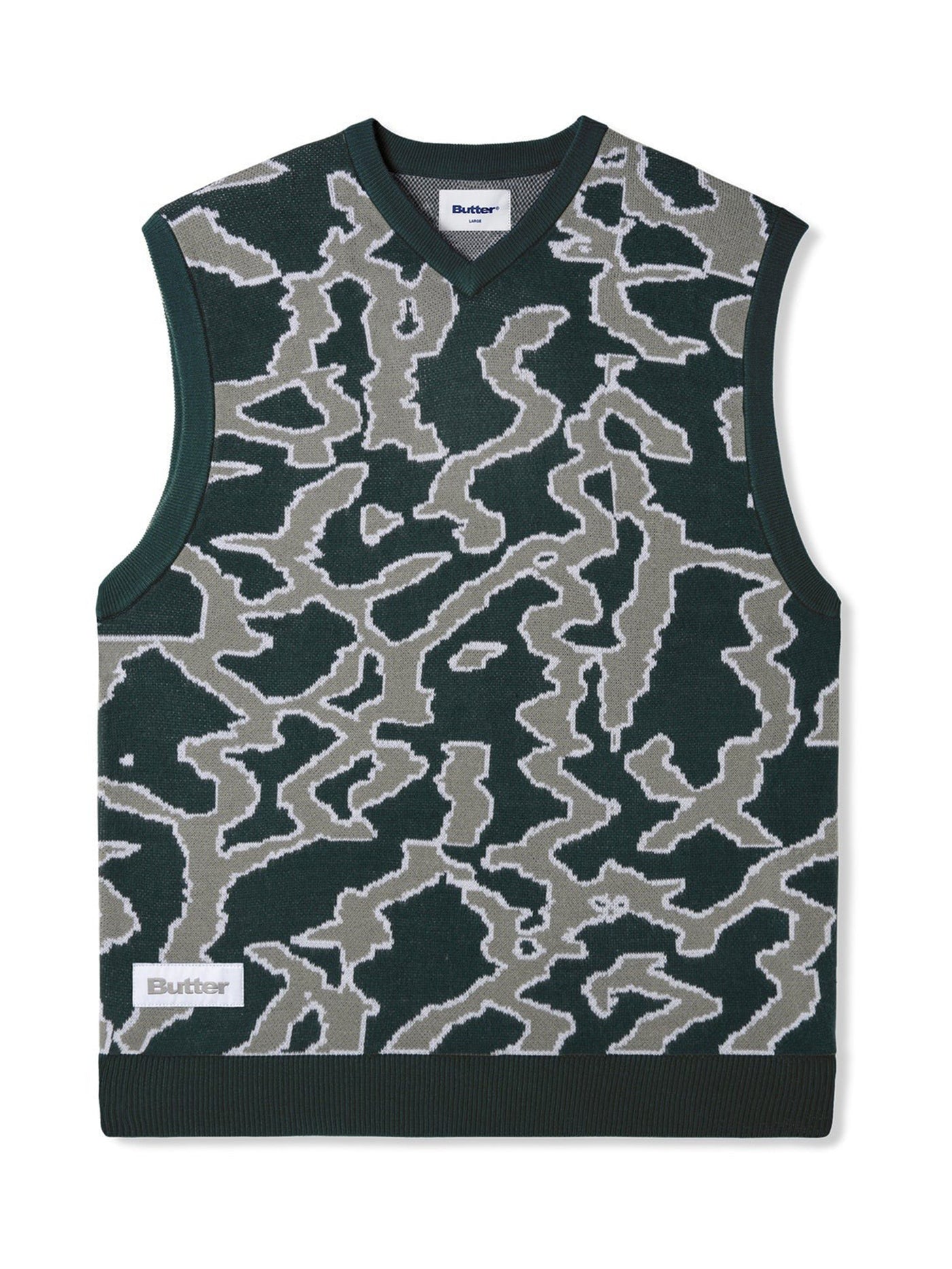 Butter Goods Surge Sweater Vest Holiday 2023