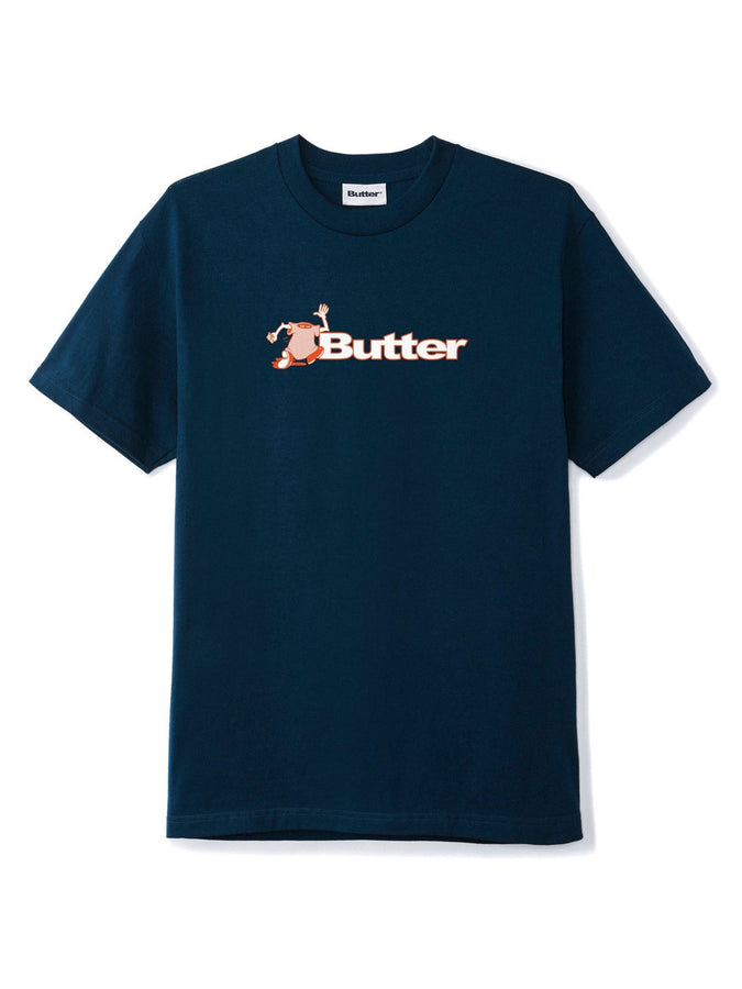 Butter Goods Logo T-Shirt Spring 2024 | NAVY