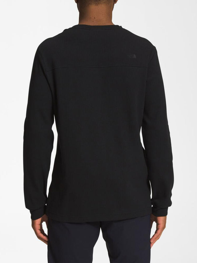 The North Face Waffle Henley Long Sleeve T-Shirt Spring 2026 | TNF BLACK (JK3)