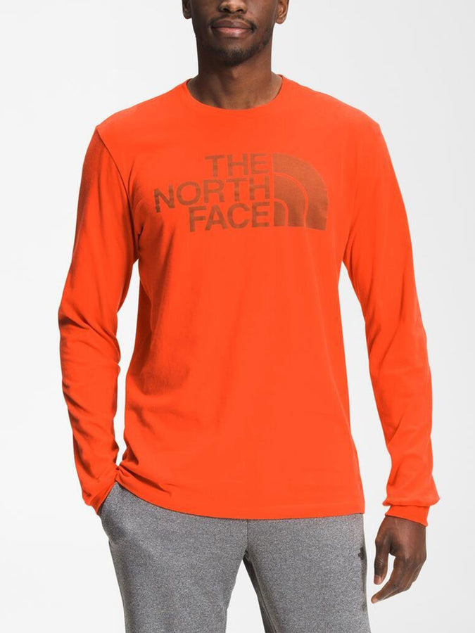 The North Face Half Dome Long Sleeve T-Shirt Spring 2026 | FLAME (V3Q)