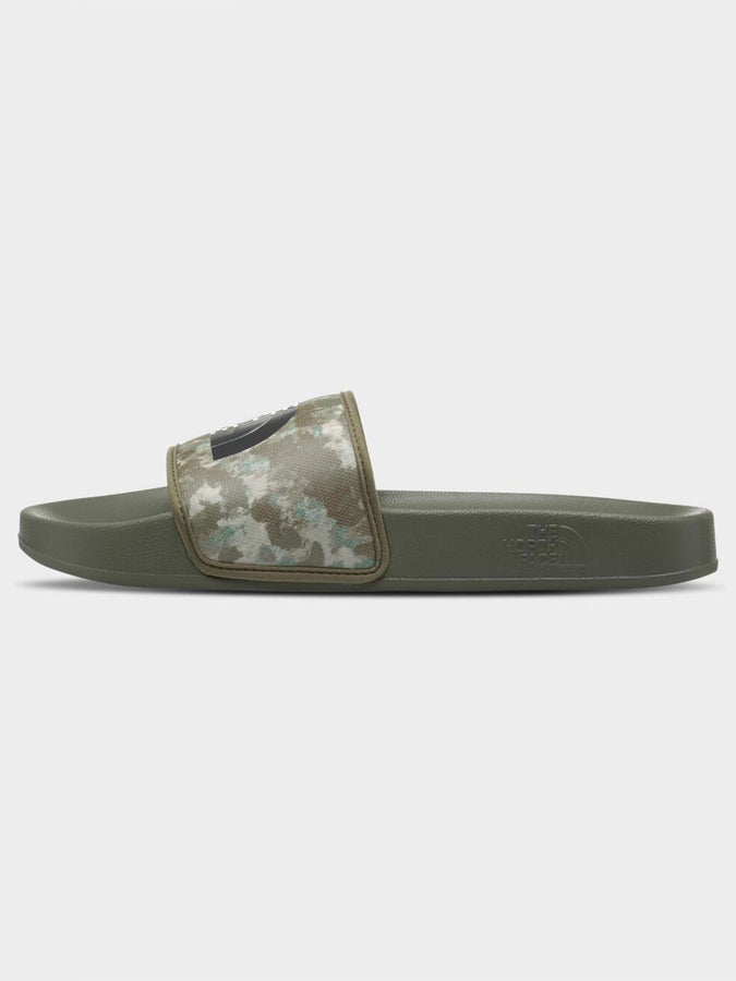 TNF Base Camp Slide III Olive Camo Print Sandals Spring 2026 | MLTR OLIVE CAMO/TNF BLK (IYL)