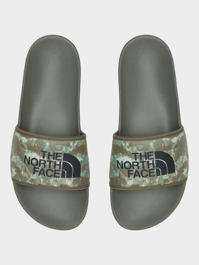 TNF Base Camp Slide III Olive Camo Print Sandals Spring 2026 | MLTR OLIVE CAMO/TNF BLK (IYL)