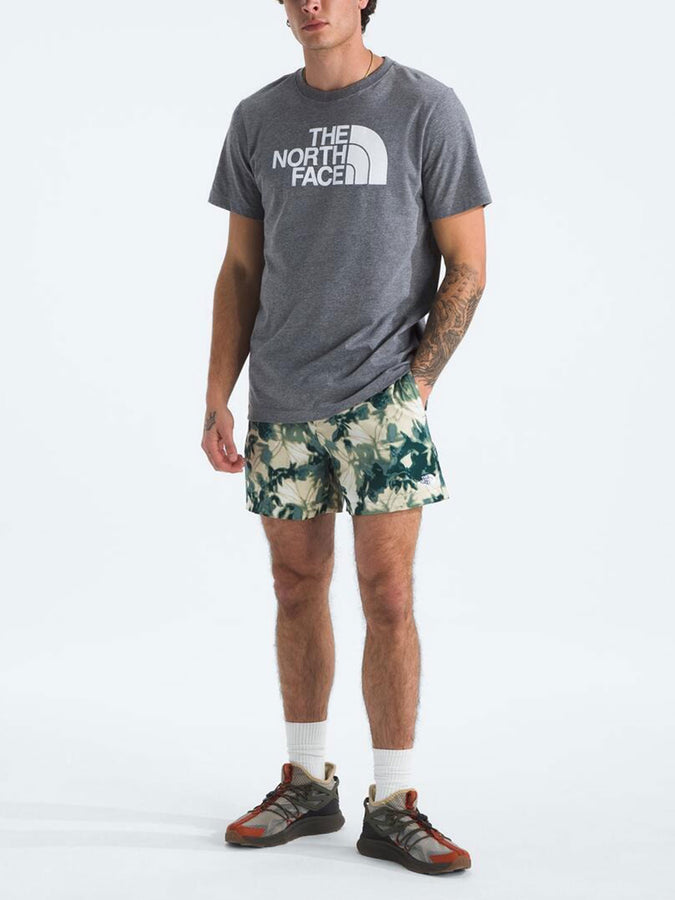 The North Face Evolution Half Dome T-Shirt Spring 2026 | TNF MID GREY HTR/TNF WHT (CU3)