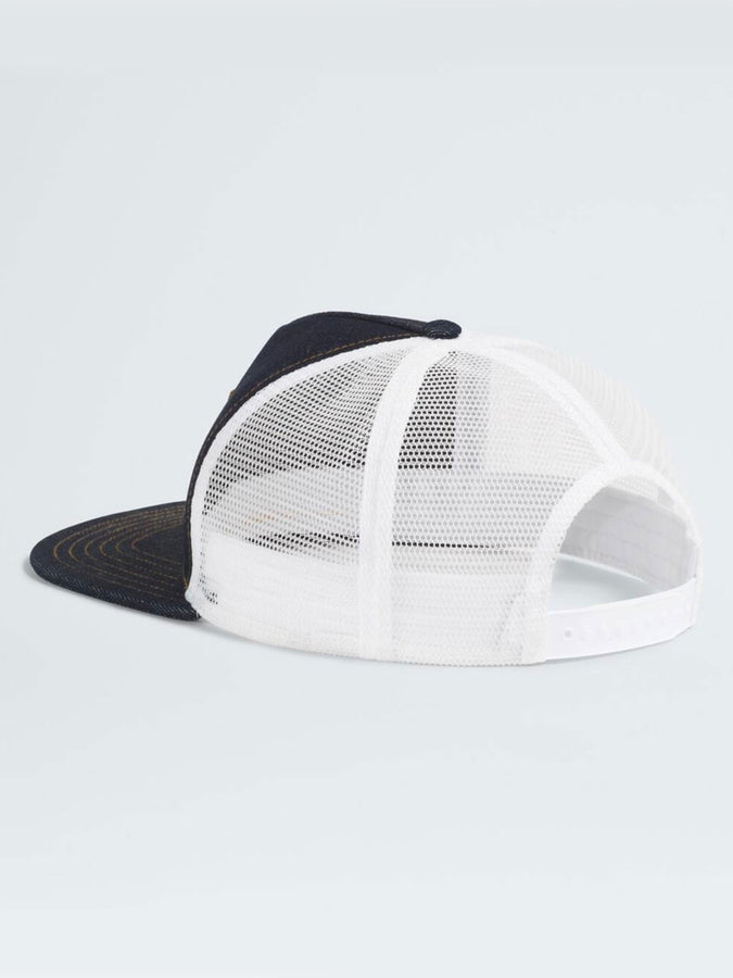 The North Face Half Dome Trucker Hat | DENIM/LEATHER PATCH (BM7)