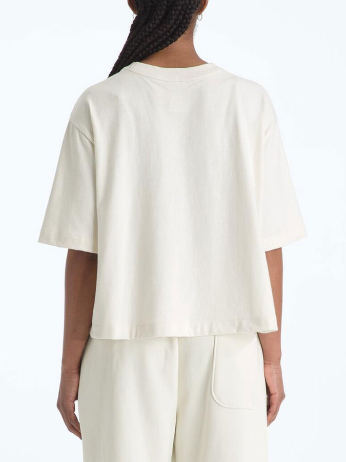 TNF Red Box Boxy T-Shirt | WHITE DUNE (QLI)