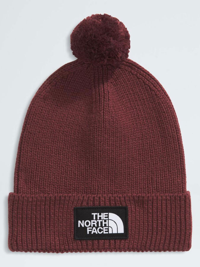 TNF Logo Box Pom Beanie | SUMAC (0VO)