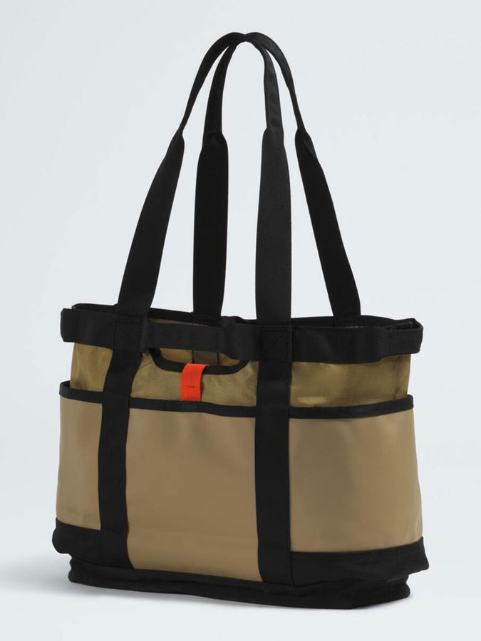 The North Face Base Camp Utility Tote Bag | CEDAR/TNF BLACK/LAVA RED (MY1)