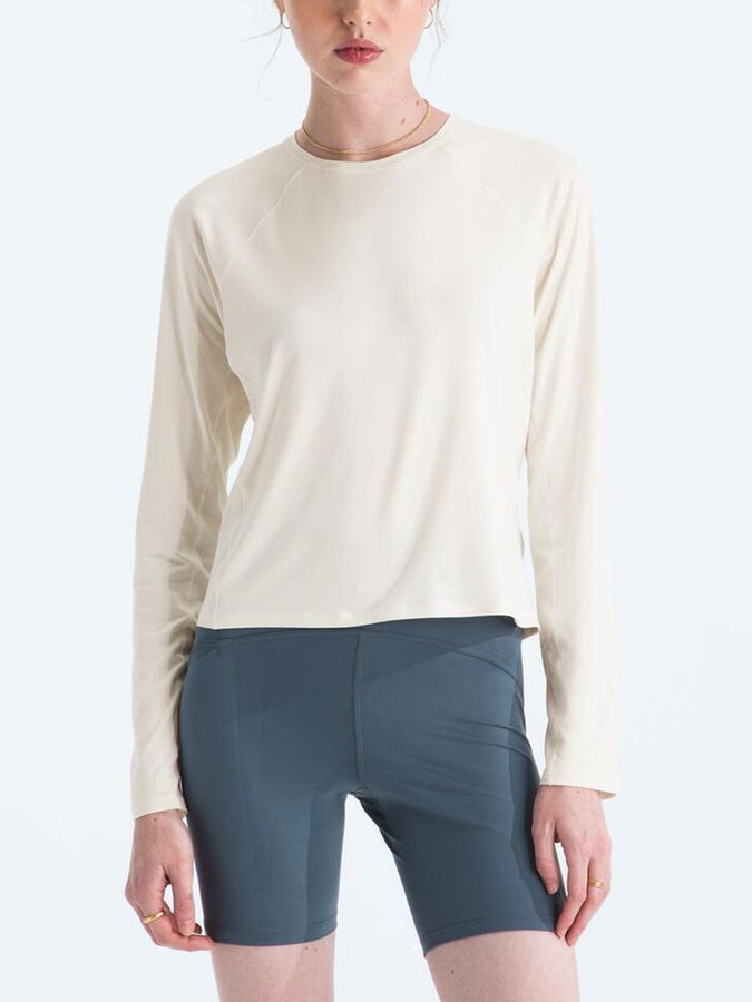 The North Face Jaida Long Sleeve T-Shirt Spring 2026 | WHITE DUNE LIGHT HEATHER (QNI)