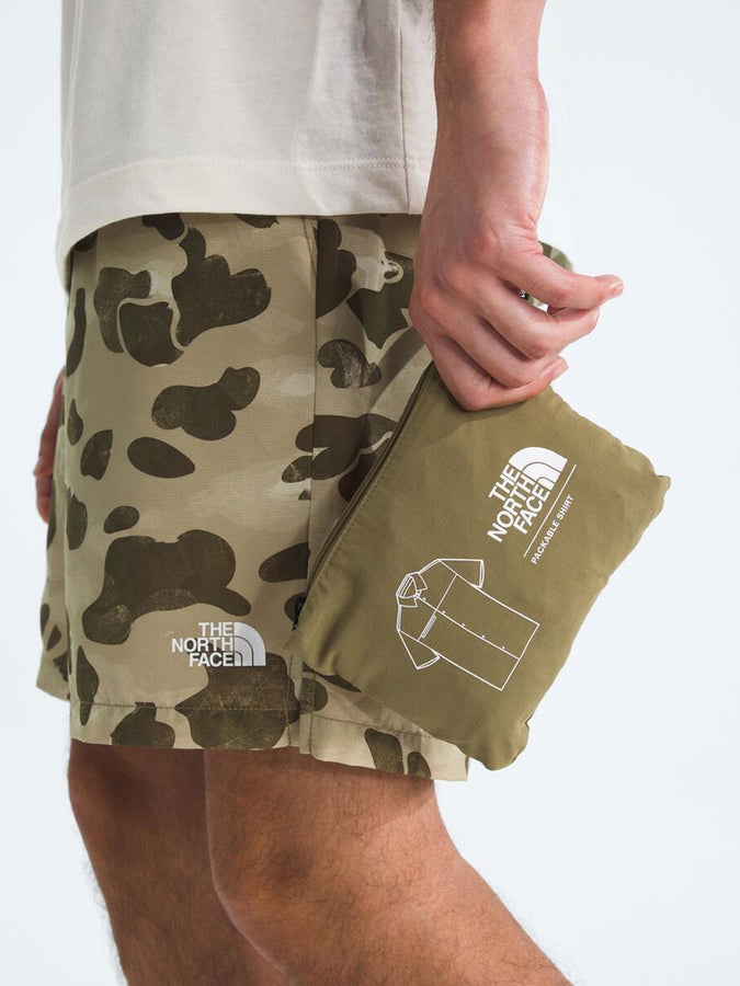 TNF Packable Short Sleeve Buttondown Shirt Spring 2026 | CEDAR (2EL)