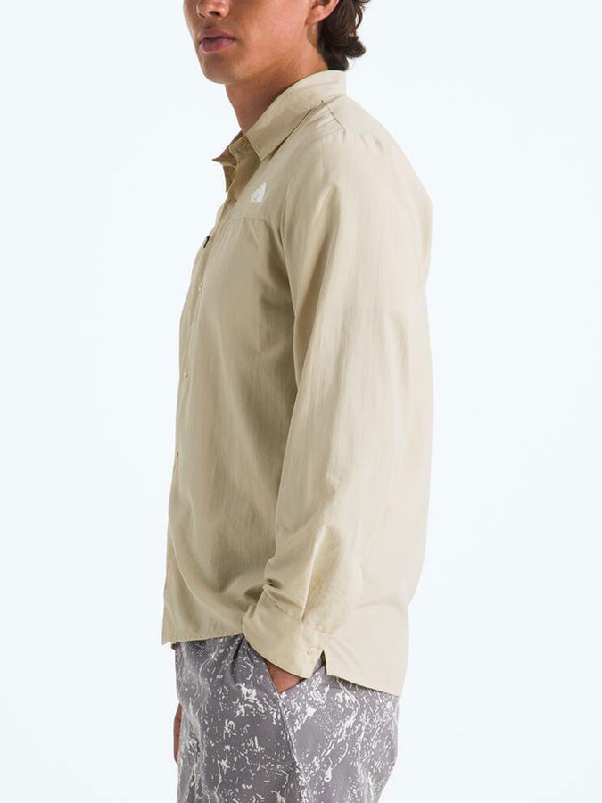 TNF Packable Long Sleeve Buttondown Shirt Spring 2026 | DESERT STONE (DOM)