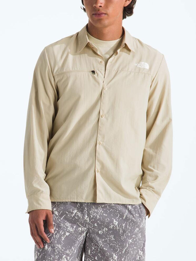 TNF Packable Long Sleeve Buttondown Shirt Spring 2026 | DESERT STONE (DOM)