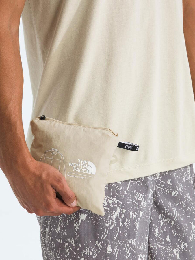 TNF Packable Long Sleeve Buttondown Shirt Spring 2026 | DESERT STONE (DOM)