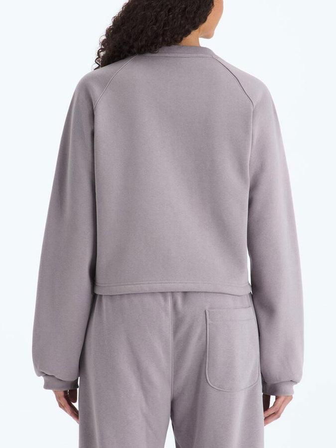 TNF Red Box Crewneck Sweatshirt Spring 2026 | TRANSCENDENT GREY (G7O)