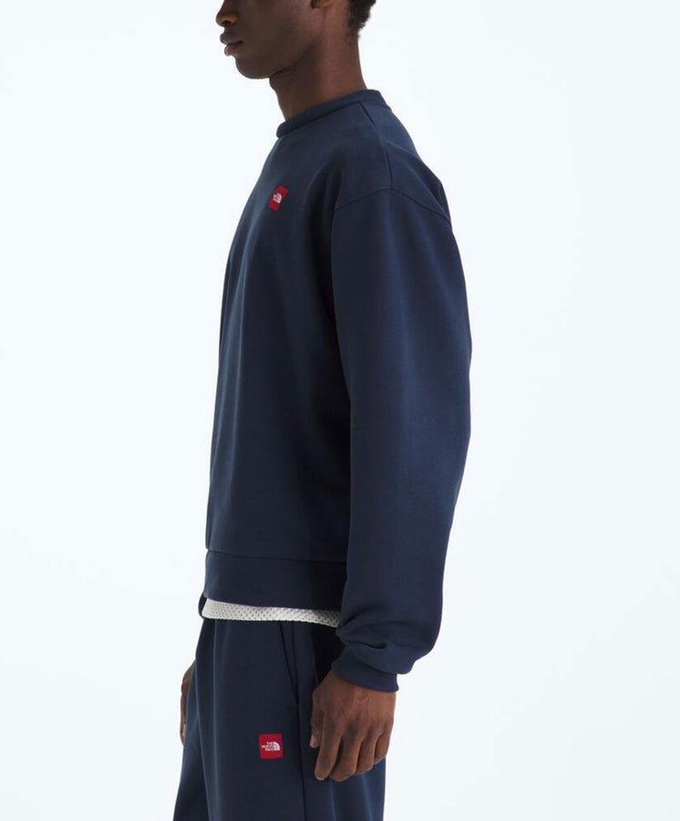 TNF Red Box Crewneck Sweatshirt Spring 2026 | SUMMIT NAVY (8K2)