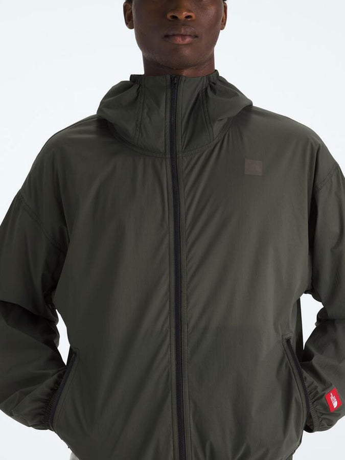 TNF Red Box Packable Hooded Wind Jacket Spring 2026 | NEW TAUPE GREEN (21L)