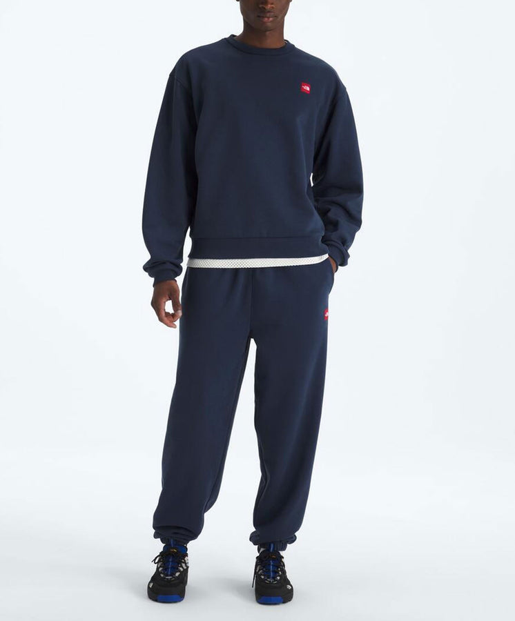 TNF Red Box Crewneck Sweatshirt Spring 2026 | SUMMIT NAVY (8K2)