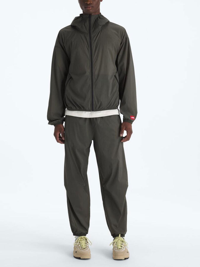TNF Red Box Packable Hooded Wind Jacket Spring 2026 | NEW TAUPE GREEN (21L)