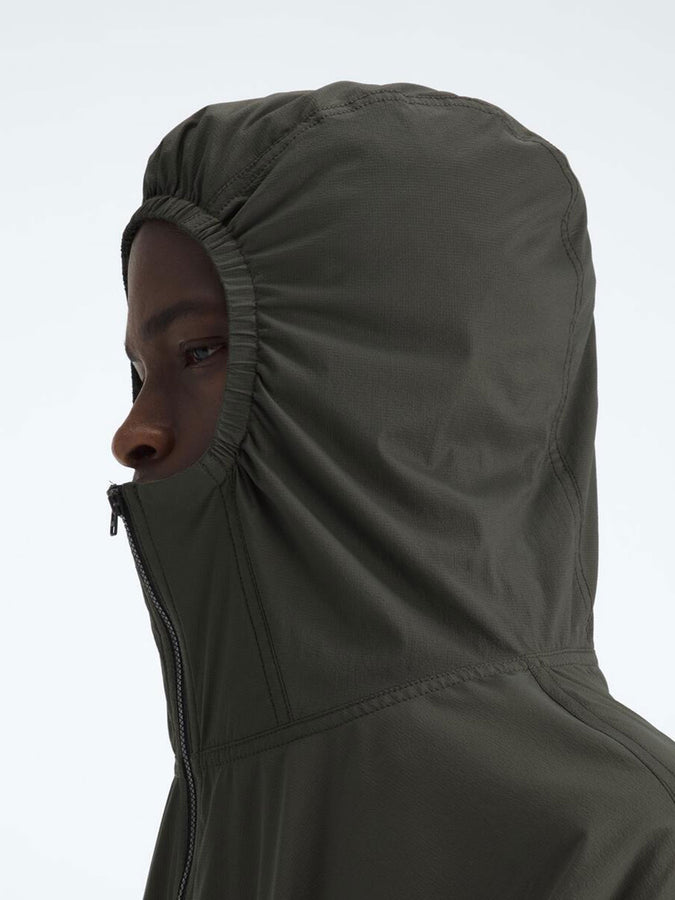 TNF Red Box Packable Hooded Wind Jacket Spring 2026 | NEW TAUPE GREEN (21L)