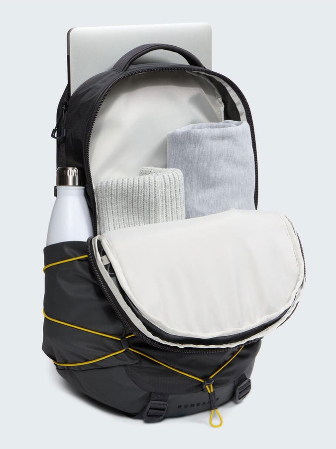 The North Face Borealis Backpack | LEAD/PIGMENT YELLOW (XBN)