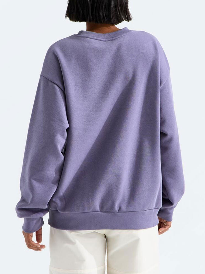 TNF Evolution Simple Dome Oversize Crewneck Sweatshirt 2026 | GROUNDED PLUM (NNK)