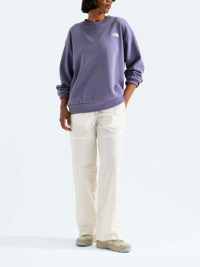 TNF Evolution Simple Dome Oversize Crewneck Sweatshirt 2026 | GROUNDED PLUM (NNK)