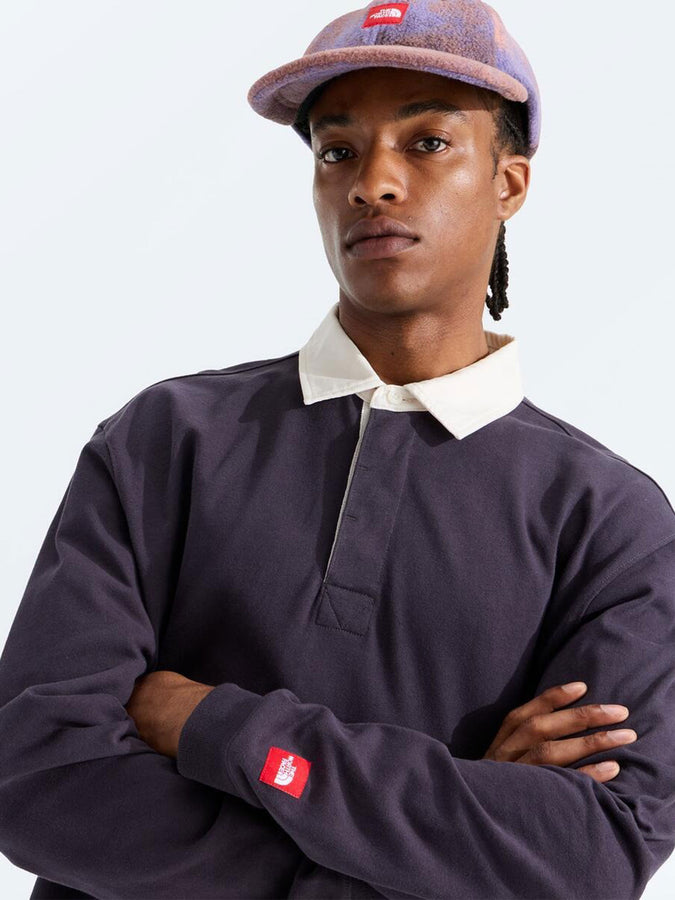 The North Face Red Box Rugby Long Sleeve Polo Fall 2026 | OBSIDIAN (0SA)